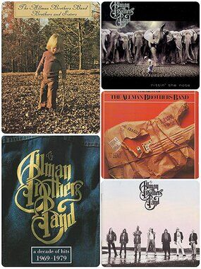 The Allman Brothers Band 5 CD Bundle